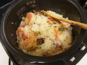 簡単！炊飯器でチャーハン